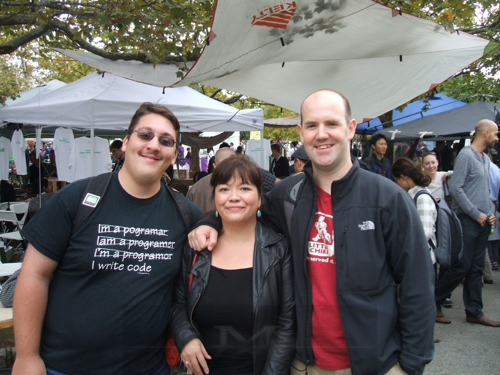 Me, Liz and Eben Maker Faire 2012